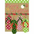 Nunc Patio Supplies 13 x 18 in. Christmas Flips Garden Flag NU3468617